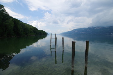 Au bord du lac du Bourget