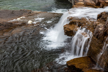 Looking Down on a Waterfall