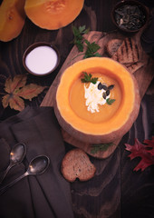 Pumpkin Soup For Autumn Days