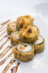 food dish sushi cocktails