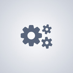 Industry, settings, vector best flat icon