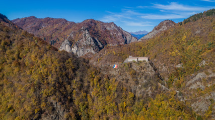 ruined Poenari fortress, Romania