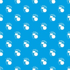 Fresh juice pattern vector seamless blue repeat for any use
