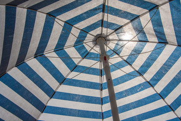 Detail of beach umbrella