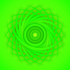 Biohazard pattern with floral accent