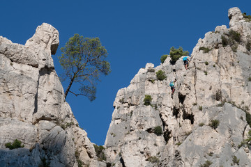 La calanque de EN-VAU pres de Cassis et Marseille