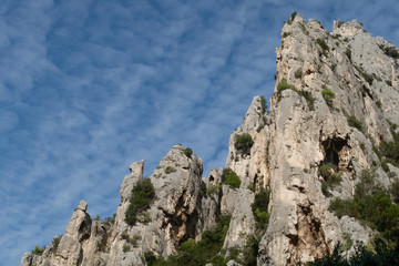 Fototapeta premium La calanque de EN-VAU pres de Cassis et Marseille