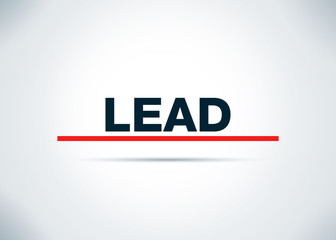 Lead Abstract Flat Background Design Illustration
