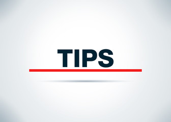 Tips Abstract Flat Background Design Illustration
