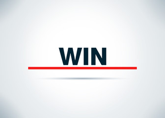 Obraz premium Win Abstract Flat Background Design Illustration