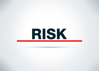 Risk Abstract Flat Background Design Illustration