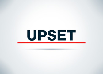 Upset Abstract Flat Background Design Illustration
