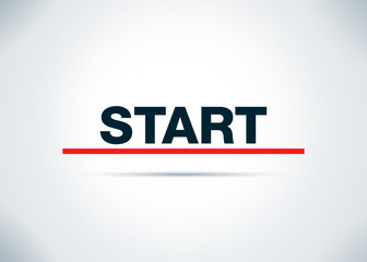 Start Abstract Flat Background Design Illustration