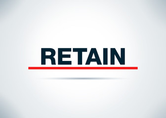 Retain Abstract Flat Background Design Illustration