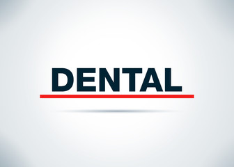 Dental Abstract Flat Background Design Illustration