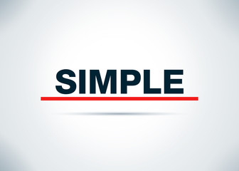 Obraz premium Simple Abstract Flat Background Design Illustration