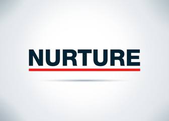 Nurture Abstract Flat Background Design Illustration
