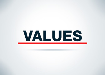 Values Abstract Flat Background Design Illustration