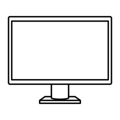 computer monitor isolated icon