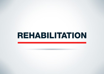 Rehabilitation Abstract Flat Background Design Illustration