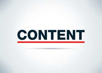 Content Abstract Flat Background Design Illustration