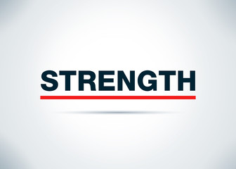 Strength Abstract Flat Background Design Illustration
