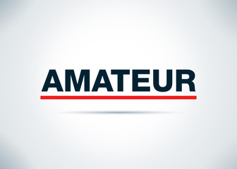 Amateur Abstract Flat Background Design Illustration