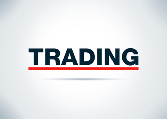 Trading Abstract Flat Background Design Illustration