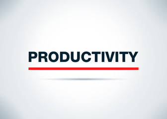 Productivity Abstract Flat Background Design Illustration