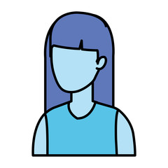 Obraz premium beautiful and young woman character