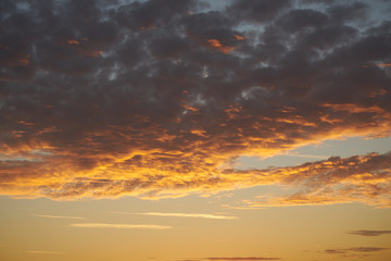 Himmel Sonnenuntergang dramatisch