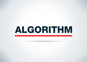 Algorithm Abstract Flat Background Design Illustration