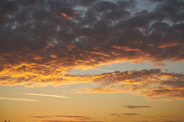 Himmel Sonnenuntergang dramatisch