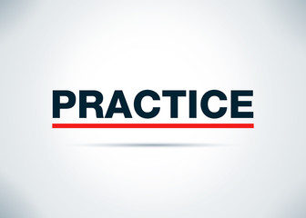 Practice Abstract Flat Background Design Illustration