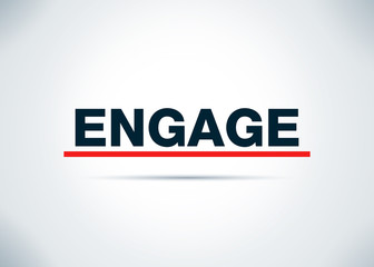 Engage Abstract Flat Background Design Illustration