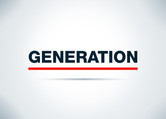 Generation Abstract Flat Background Design Illustration