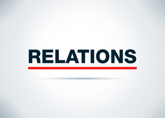 Relations Abstract Flat Background Design Illustration
