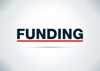 Funding Abstract Flat Background Design Illustration