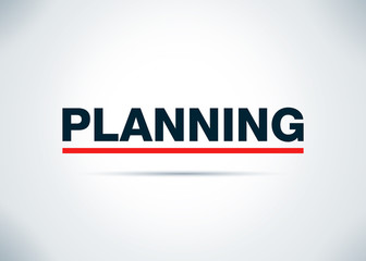Planning Abstract Flat Background Design Illustration