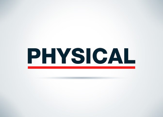 Physical Abstract Flat Background Design Illustration