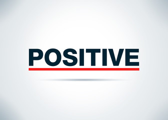 Positive Abstract Flat Background Design Illustration
