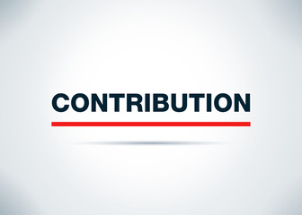 Contribution Abstract Flat Background Design Illustration