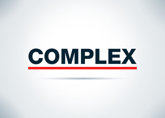 Complex Abstract Flat Background Design Illustration