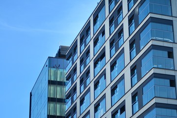 Fototapeta premium Office building close up