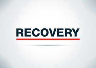 Recovery Abstract Flat Background Design Illustration