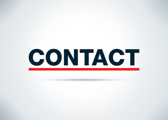 Contact Abstract Flat Background Design Illustration