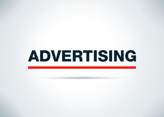 Advertising Abstract Flat Background Design Illustration