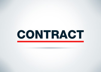 Contract Abstract Flat Background Design Illustration