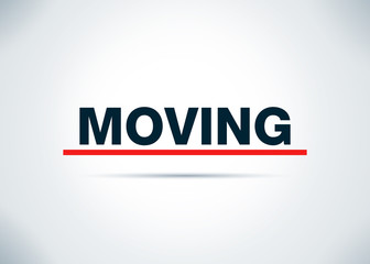 Moving Abstract Flat Background Design Illustration