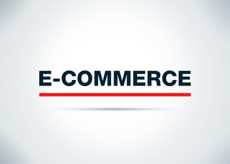 E-commerce Abstract Flat Background Design Illustration